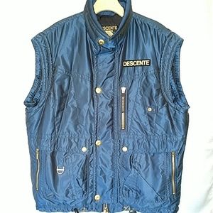 DESCENTE Navy Blue thick Ski Vest